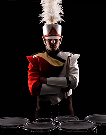 BGSU Drumline Tenors Studio Photo